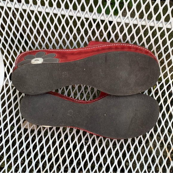 Vintage Coach Slide Sandals Mules Flowers Women’s Size 8.5 B - Picture 6 of 9